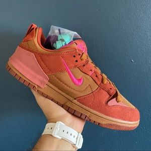 Nike Sneakers Dunk Low Desert Bronze Size W10.5
